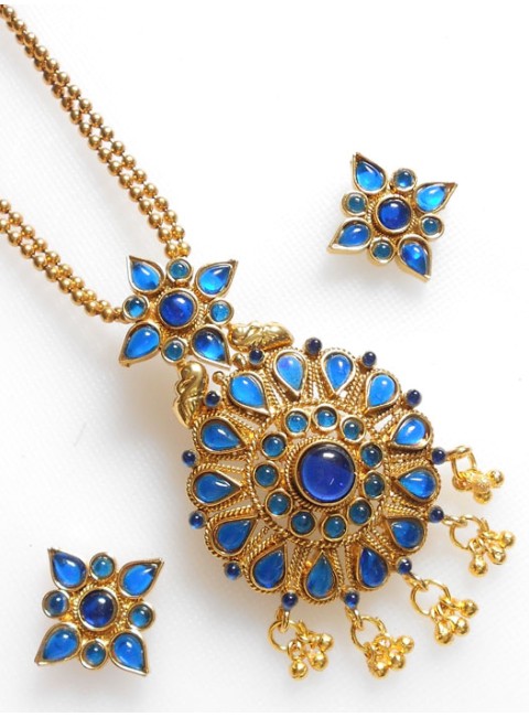 Polki Pendant Set